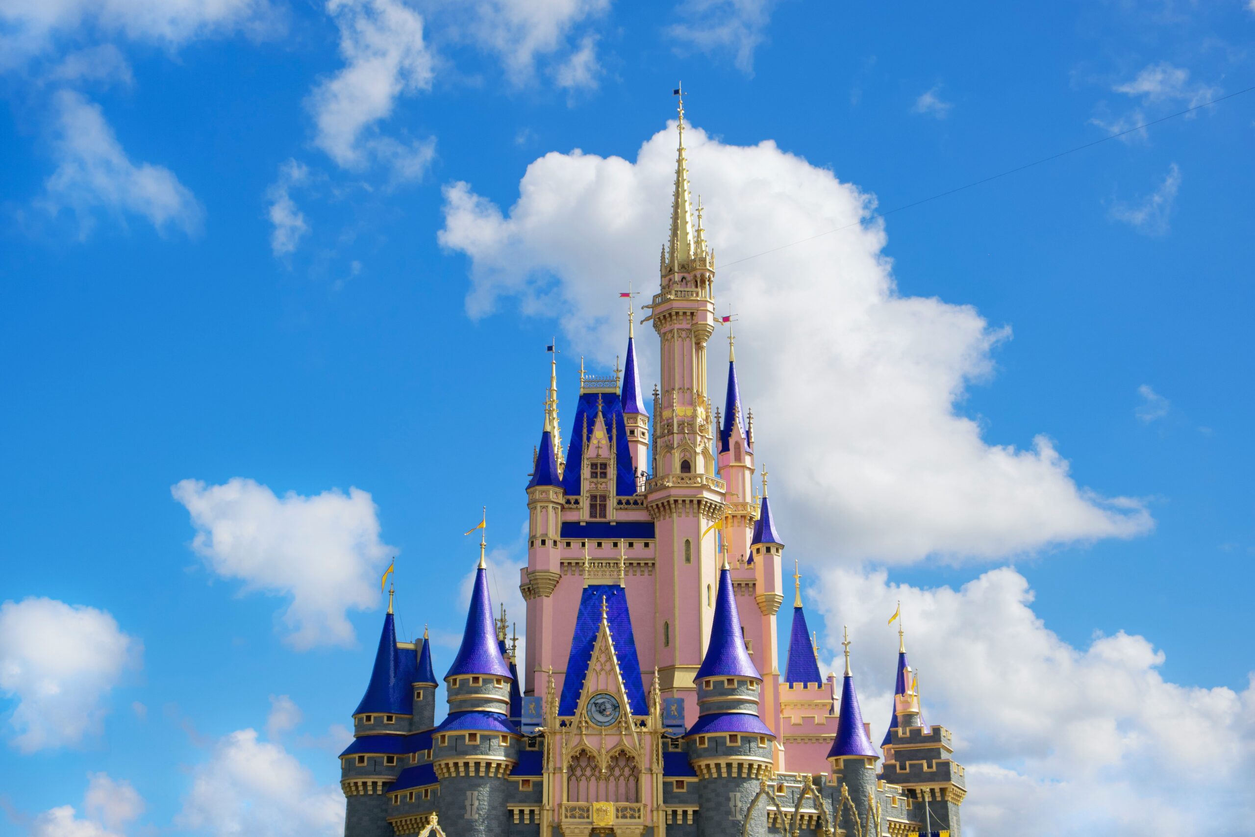 Cinderella Castle in Walt Disney World Florida